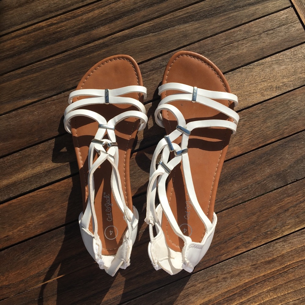 Cat and Jack white sandals